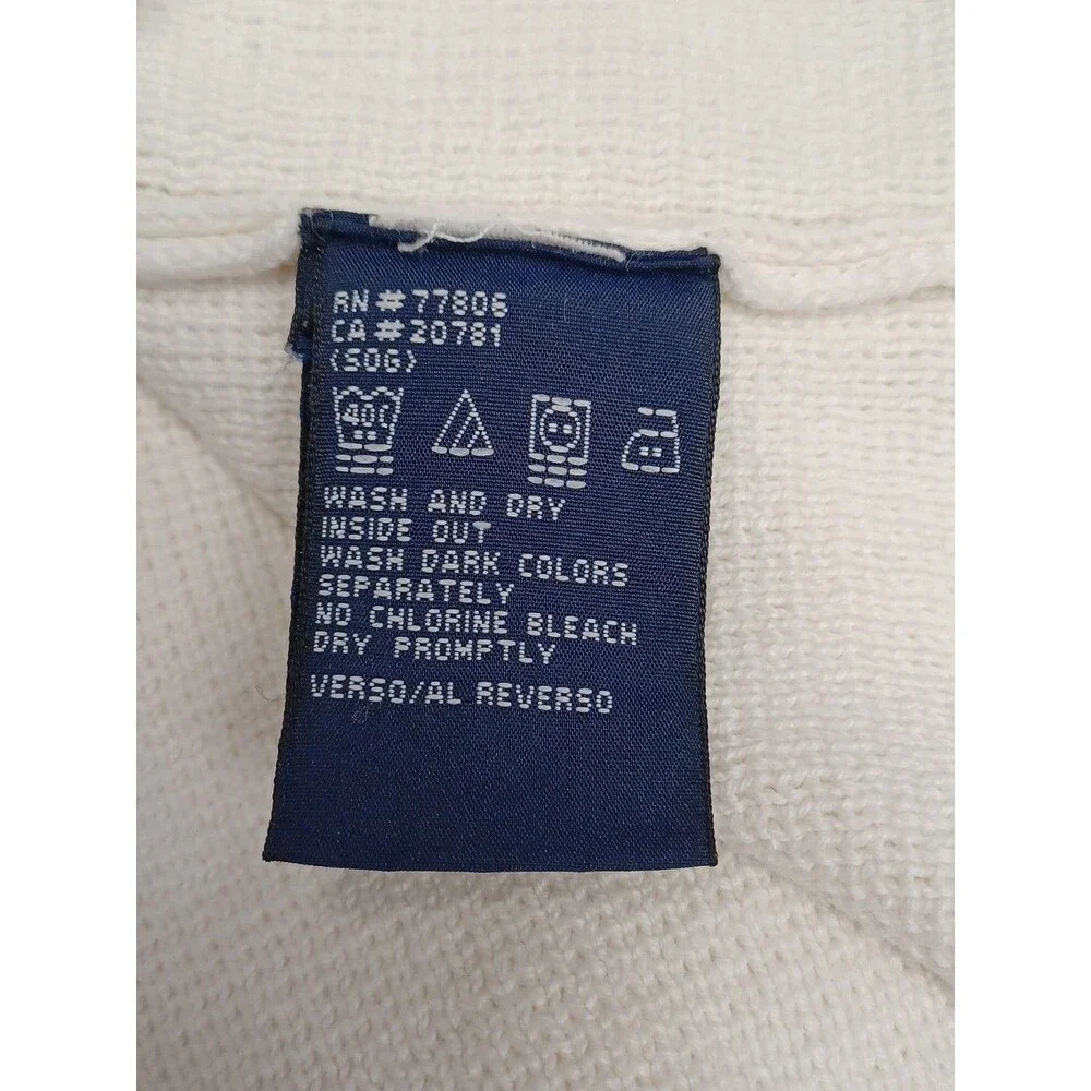 Vintage Y2K Tommy Hilfiger Striped Sweater Sz L Striped Logo